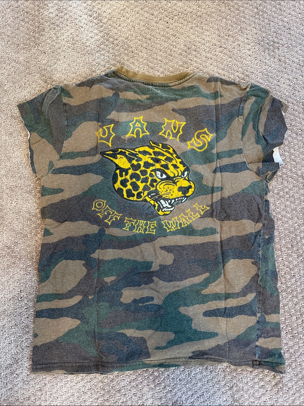 Camo Short Sleeve Vans Tee